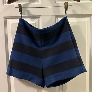 Mng Mango shorts black and blue, size 2, XS